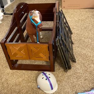 American girl doll horse set